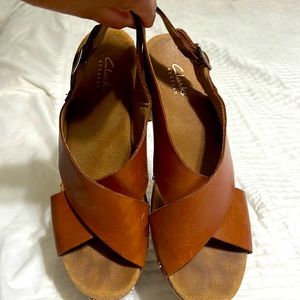 Clarks Sz 9 Wedges